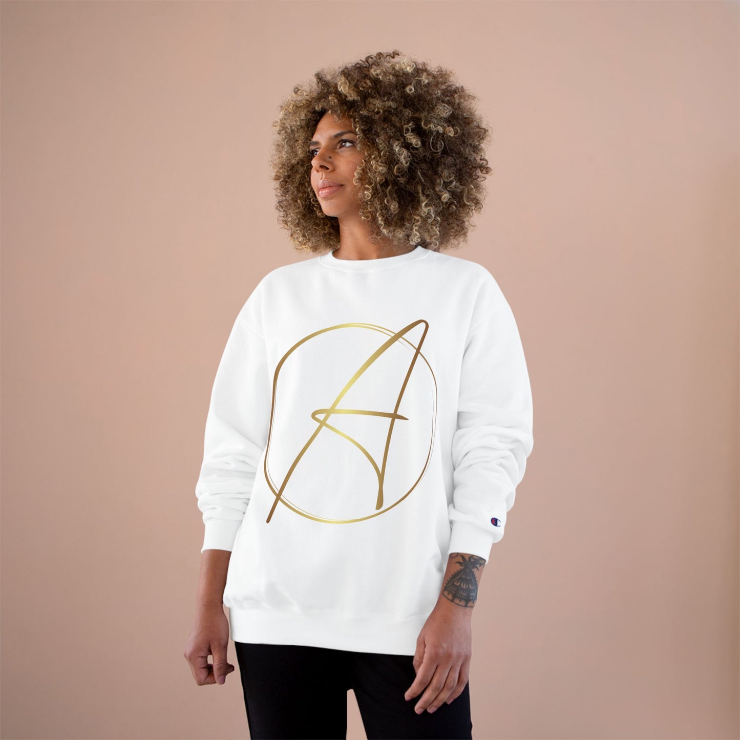 Unisex Crewneck Sweatshirt - Cozy & Stylish ACWheeler Logo Champion Sweatshirt