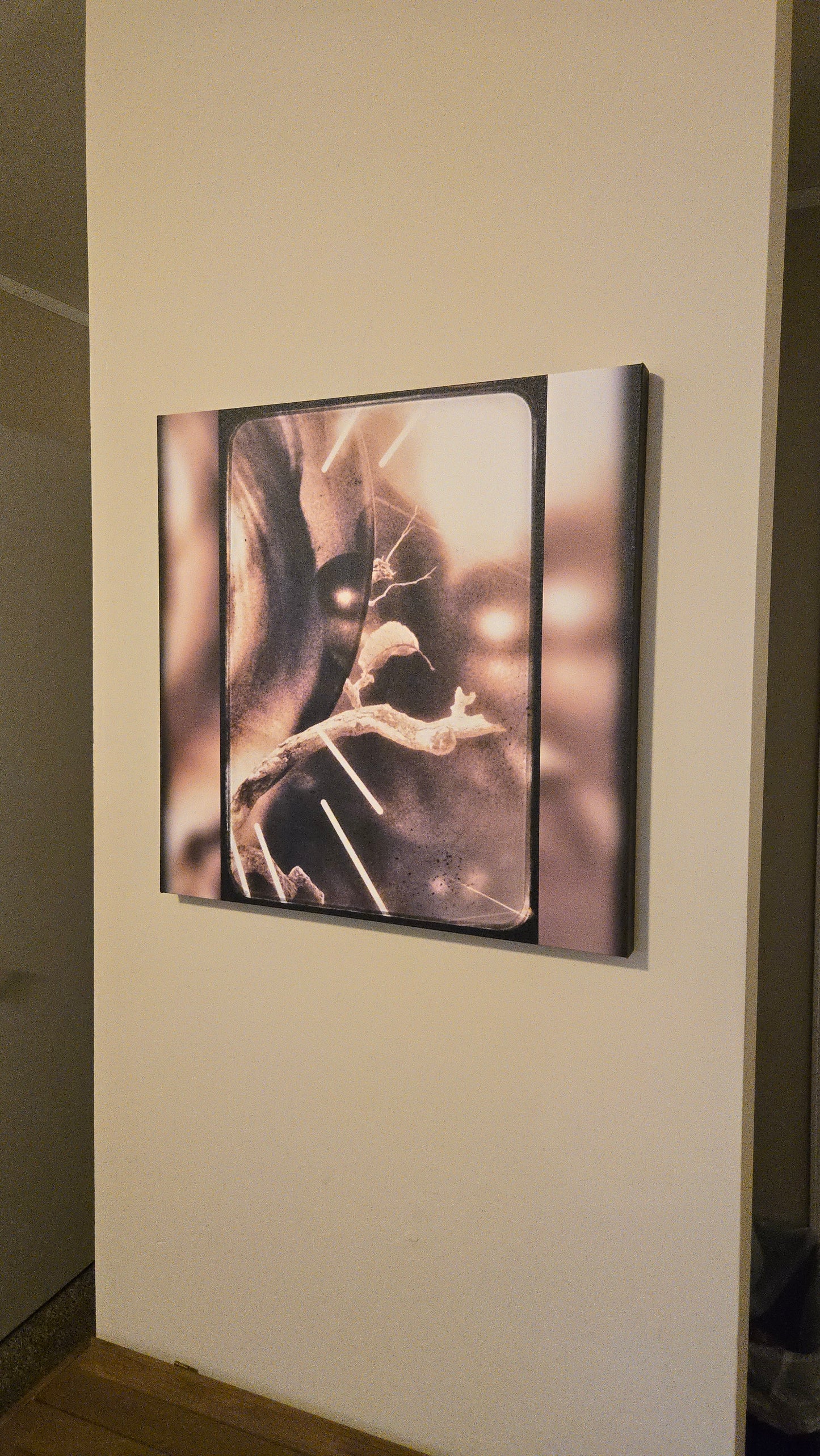 Abstract Canvas "See Me" created by AC Wheeler