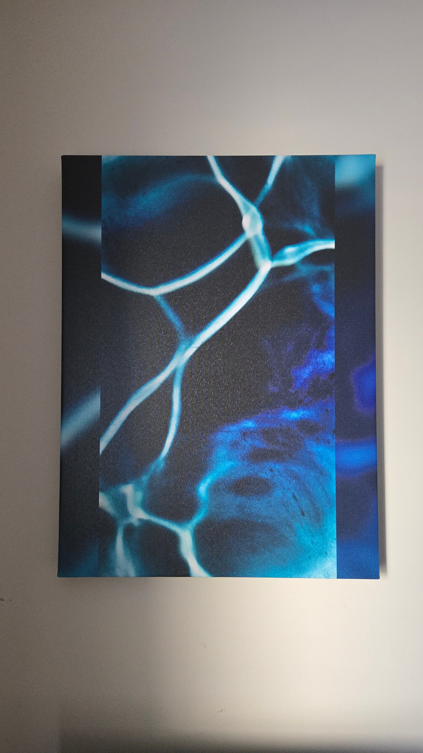 Abstract Blue 18" x 24" Canvas