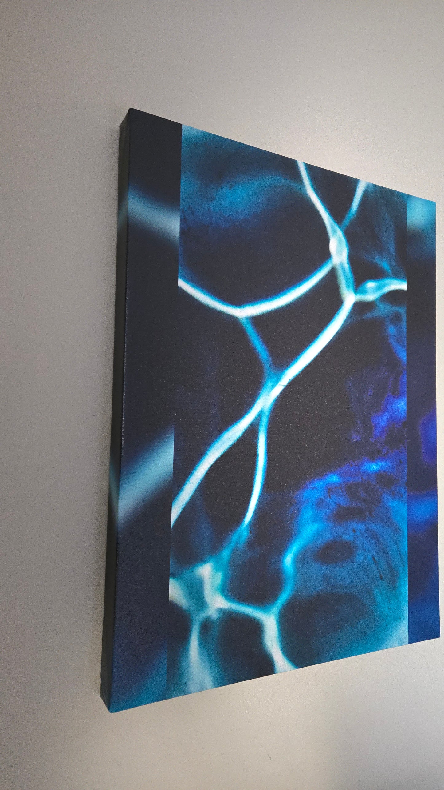 Abstract Blue 18" x 24" Canvas