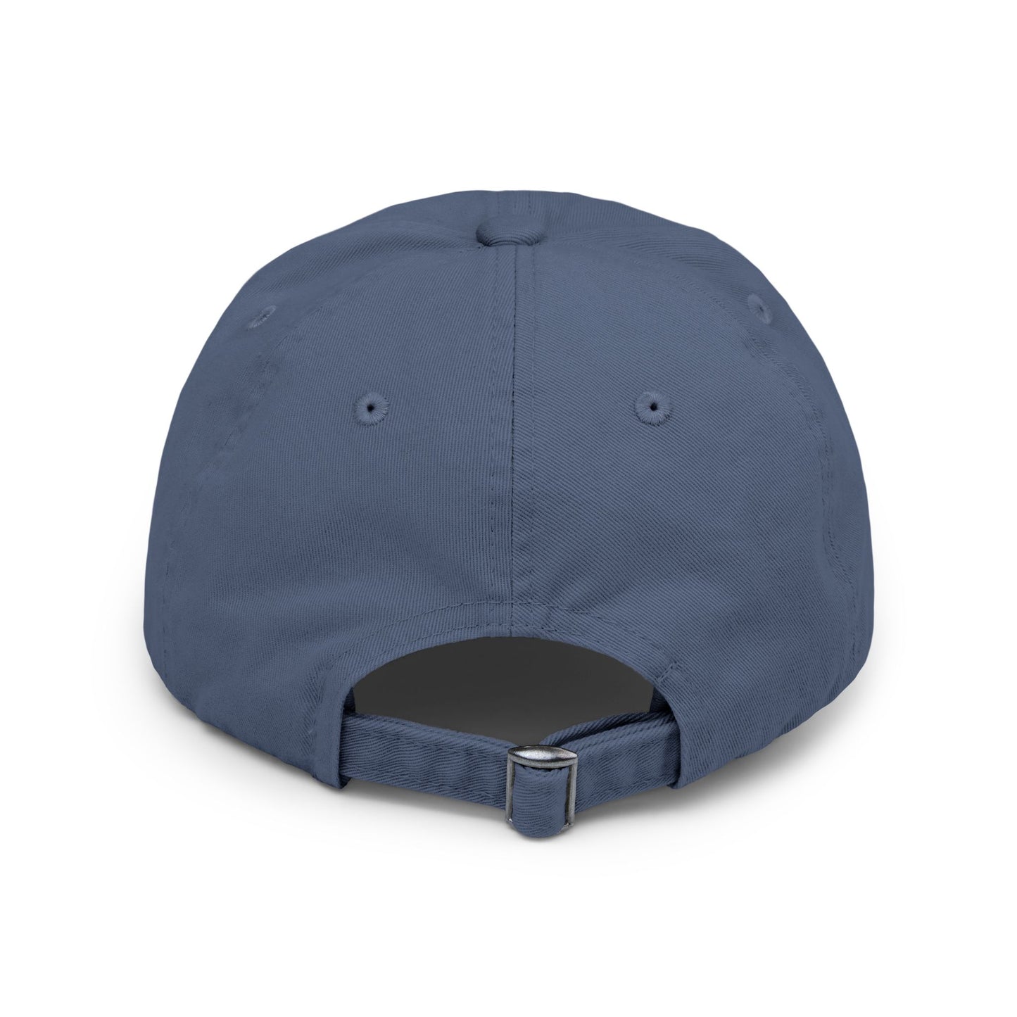 Unisex Distressed Cap with Gold Graphic - Casual Style Hat for Everyday Wear