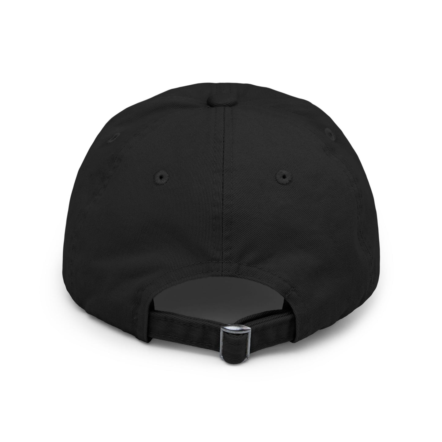 Unisex Distressed Cap with Gold Graphic - Casual Style Hat for Everyday Wear